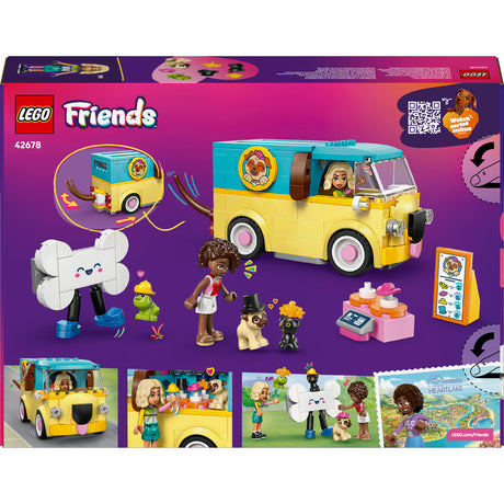 Lego friends 42678 furgone con accessori per animali