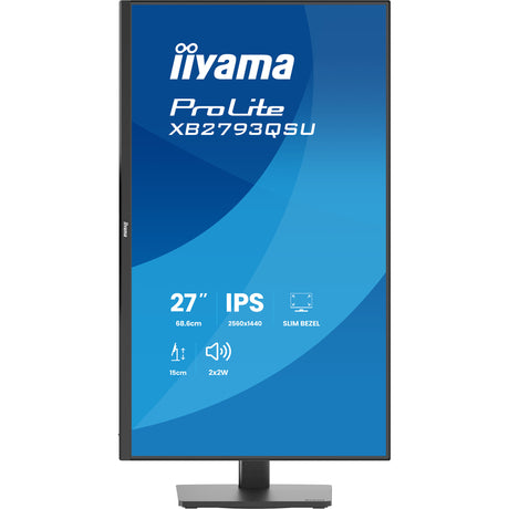Monitor Iiyama prolite xb2793qsu-b1 27 (nero (opaco), HDMI, porta display, USB, audio)