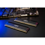 RAM dual-kit Crucial da 64 GB DDR5-6000 (2x 32 GB) (nera, CP2K32G60C40U5B, Pro OC, XMP 3.0, Expo)