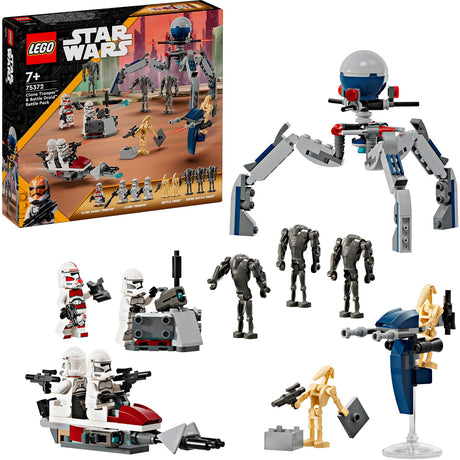 Pacchetto battaglia Lego Star Wars Clone Trooper™ Battle Droid™ - 75372