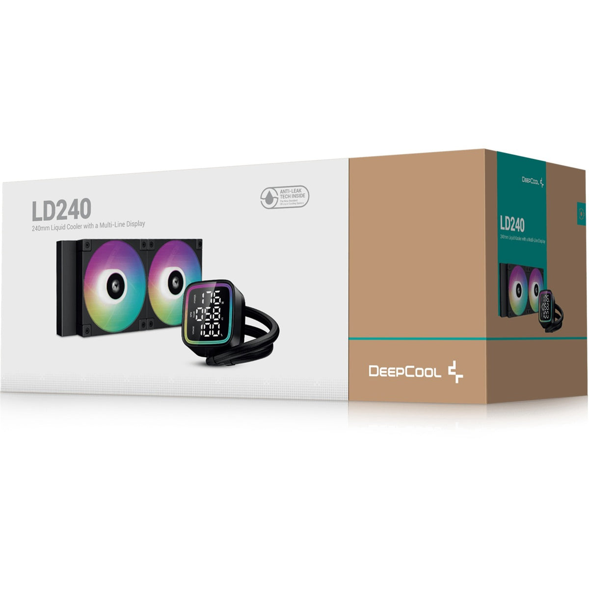 Raffreddamento ad acqua Deepcool LD240 (connettore ventola PWM a 4 pin nero)