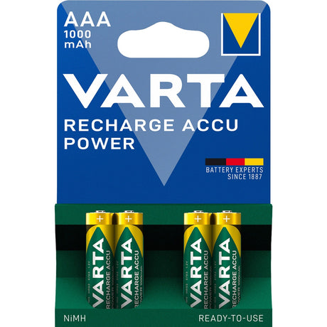 Batteria ricaricabile Varta HR03 NiMH AAA (4 pezzi)