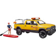 Bruder Dodge Ram 2500 Auto della Brigata di Soccorso con Bagnino Modello di Veicolo (02506)