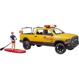 Bruder Dodge Ram 2500 Auto della Brigata di Soccorso con Bagnino Modello di Veicolo (02506)