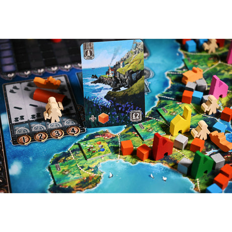 Asmodee tinner's trail bordspel (engels, 1 - 5 spelers, 90 minuten, vanaf 14 jaar)