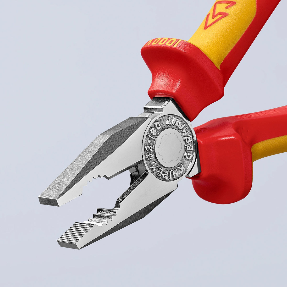 Pinza universale Knipex 03 06 180 pinza universale (rossa gialla, testata VDE)