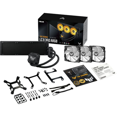 Asus Tuf Gaming LC II 360 ARGB Raffreddamento ad acqua (Nero, connettore ventola PWM a 4 pin)