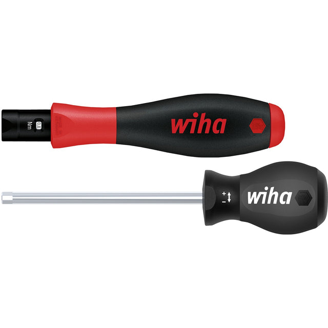 Cacciavite dinamometrico Wiha torquevario-s (nero rosso, 2 pezzi, 0,8 - 5 nm)