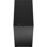 Il design frattale definisce 7 mini alloggiamenti midi tower solidi neri (nero | 4x USB-A | 1x USB-C)
