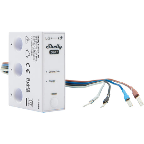 Dispositivo di misurazione Shelly 3em 63w gen3 (bianco)