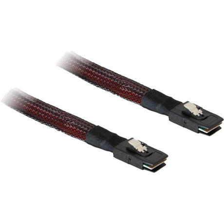 Delock mini SAS SFF-8087 > Cavo mini SAS SFF-8087 (rosso nero, 1 metro)