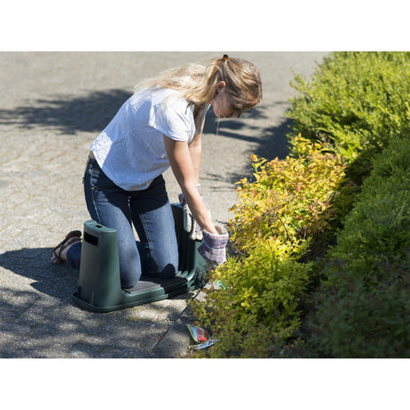 Sgabello da giardino Nature Sedia 2 in 1 (verde)