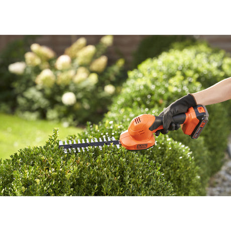 Cesoie per erba e arbusti Black+decker bcss18b-xj 18v (senza batteria) (arancione nero, batteria e caricabatterie non inclusi)