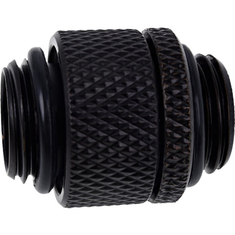 Alphacool eiszapfen doppio capezzolo girevole da G1 4 AG a G1 4 AG (nero)