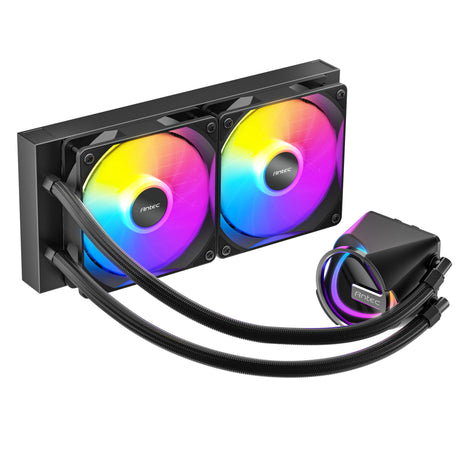 Antec skeleton 240 argb raffreddamento ad acqua (nero)