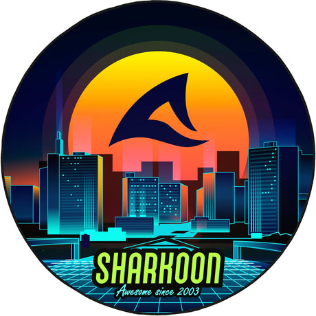 Tappetino di protezione Sharkoon sfm11 (retrò) (blu giallo)