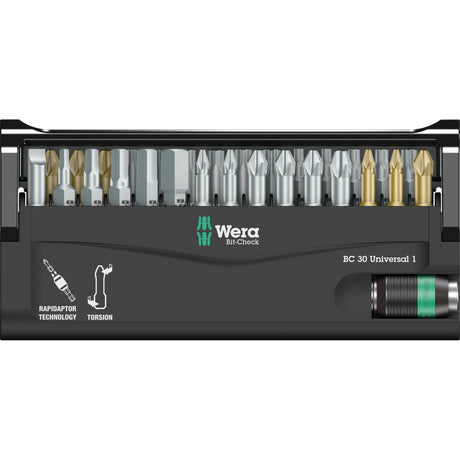 Wera bit-check 30 set universale da 1 bit (30 pezzi)