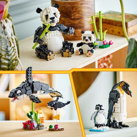 Lego Creator 3in1 Animali Selvatici: Famiglia Panda - 31165