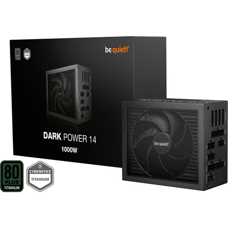 Silenzio! alimentatore modulare dark power 14 da 1000 watt (nero, 1x 12v-2x6, 4x pcie)