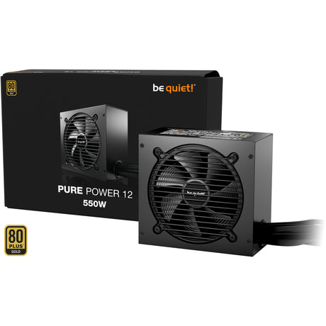 Silenzio! alimentatore pure power 12 da 550 watt (nero, 2x pcie)
