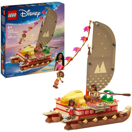 Lego Disney Princess 43270 La canoa avventurosa di Vaiana