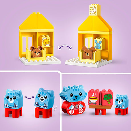 Lego Duplo - Abitudini quotidiane - Giochi da costruzione per mangiare e dormire (10414)