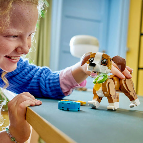 Simpatici animali 3 in 1 LEGO® Creator: cucciolo giocoso - set di animali - convertibile in scoiattolo o anatra - 31382