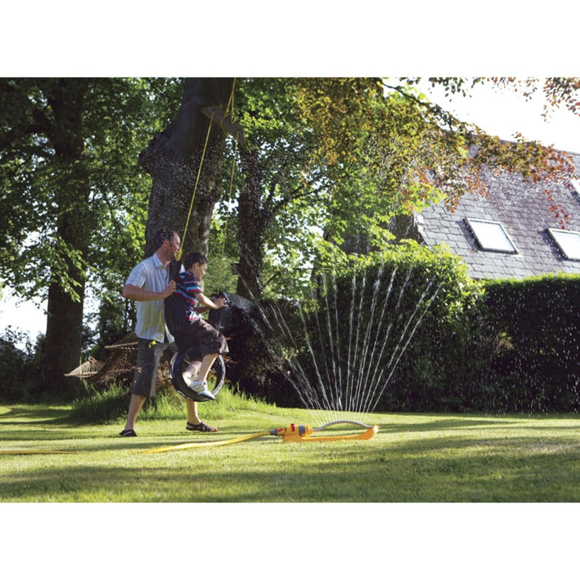 Irrigatore oscillante Hozelock 2974 più max. 200 mq (giallo)