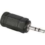 Adattatore Goobay jack maschio da 2,5 mm > porta femmina da 3,5 mm (nero argento, stereo)