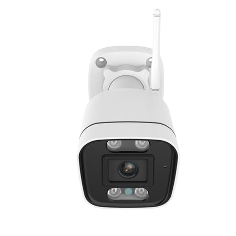 Foscam v8p, telecamera di sicurezza wifi dual-band 4K 8MP (bianca, con allarme sonoro e luminoso)