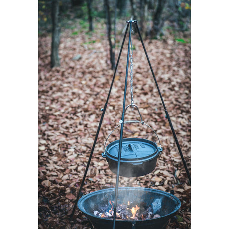 Pentola The Windmill Dutch Oven da 6 qt senza gambe (nera, ø 31,5 cm | 5,9 litri)