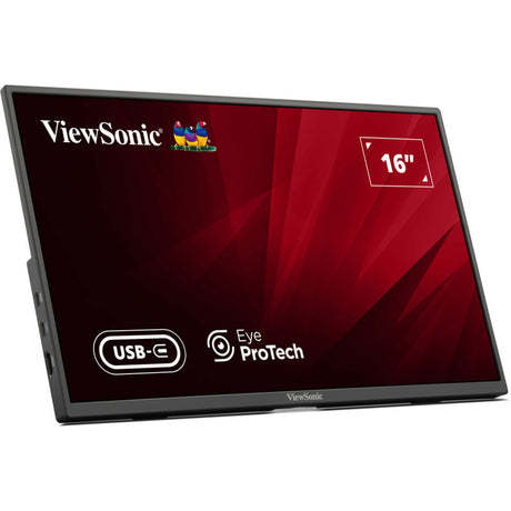 Monitor portatile leggero Viewsonic VA1650 16 (nero, 1x HDMI, USB-C)