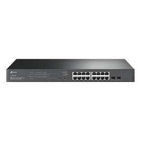 Tp-link Omada SG2218P Jetstream Smart Switch Gigabit a 18 porte (nero, 16x PoE+, 2x Gigabit SFP)