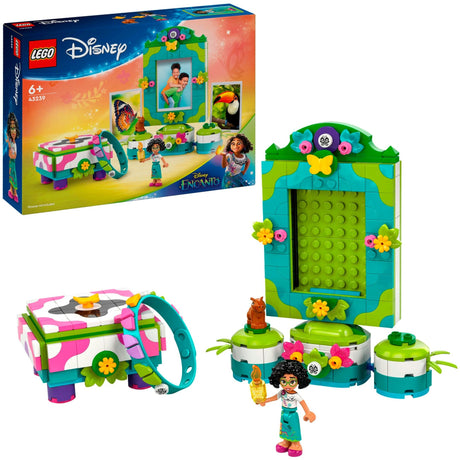 Lego Disney 43239 Mirabels Frame di foto e scatola di gioielli