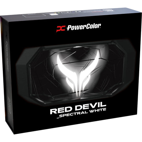 Scheda grafica Powercolor Radeon RX 9070 XT Red Devil Spectral White 16GB GDDR6 (bianco, RDNA4, GDDR6, 3x Display Port, 1x HDMI)