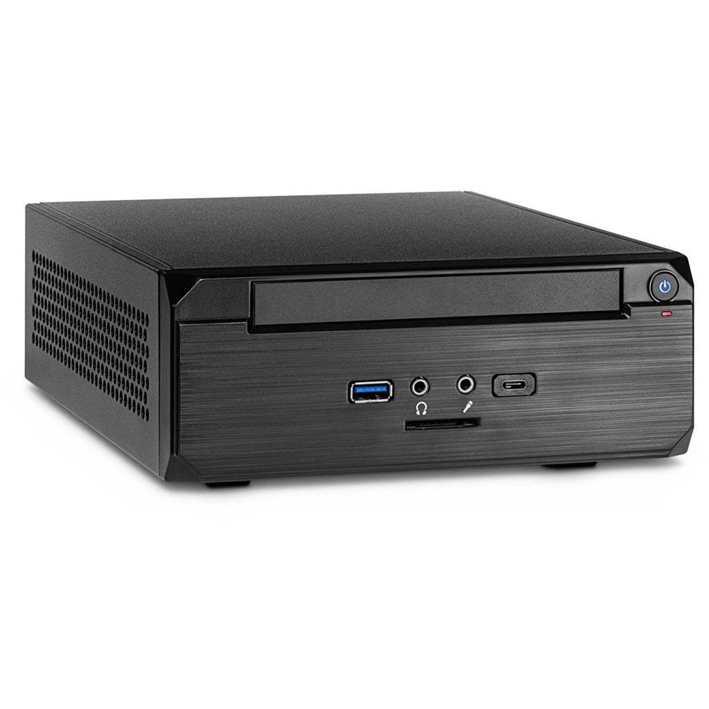 Custodia HTPC Inter-tech ITX MW-02 II (nera | 1x USB-A | 1x USB-C)