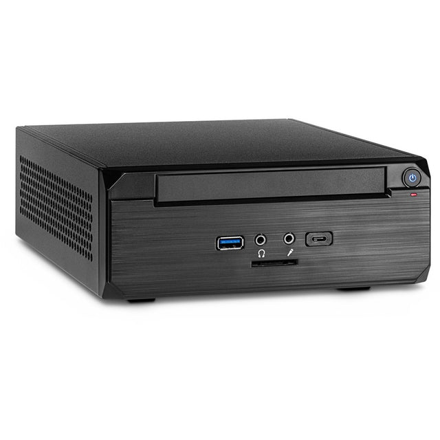 Custodia HTPC Inter-tech ITX MW-02 II (nera | 1x USB-A | 1x USB-C)