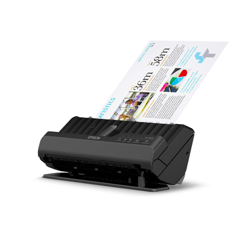 Scanner per documenti formato A4 compatto Epson es-c320w con connettività Wi-Fi e u-path (nero, a4, a5, a6, b5)