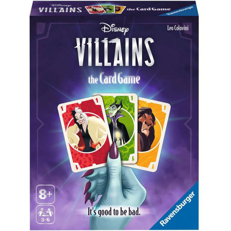 Gioco di carte Ravensburger Disney Villains (olandese, 3 - 6 giocatori, 15 minuti, da 8 anni)