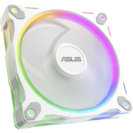 Ventola inversa Asus prime mr120 argb - ventole per case in confezione tripla (bianco, 3 pezzi, 120 x 120 x 28 mm, 3 pezzi)