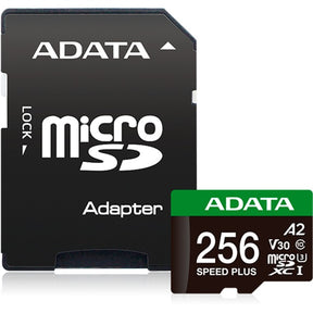 Scheda di memoria Adata speed plus microSDXC 256 GB (uhs-i u3, classe 10, v30, a2)