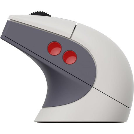 Mouse 8bitdo retro r8 - edizione n (grigio rosso, 50 - 26000 dpi, Bluetooth USB-C 2,4 GHz)