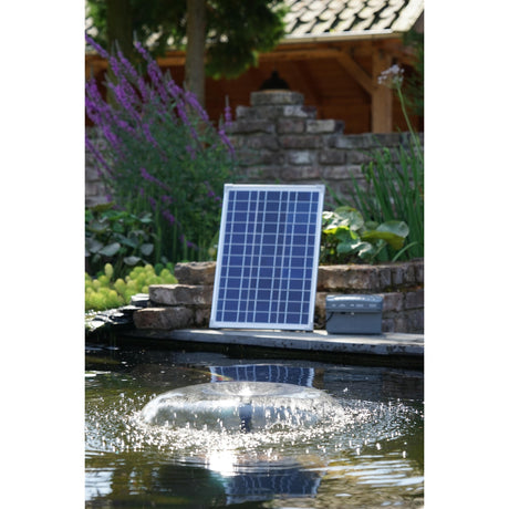Pompa a batteria Ubbink solarmax 2500 (nera, incl. pannello solare, pompa e batteria)