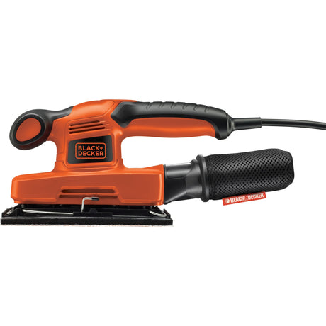 Levigatrice orbitale Black+decker 240w 1 3 fogli (nero arancione)