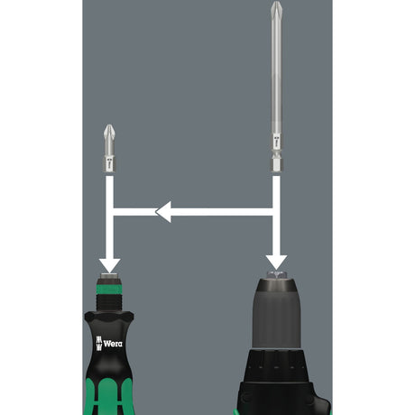 Wera kraftform kompakt set da 10 punte (nero verde, 10 pezzi)