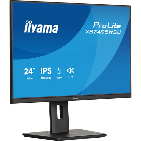 Monitor Iiyama prolite xb2495wsu-b1 24.1 (nero, 100 Hz, HDMI, porta display, USB, audio)