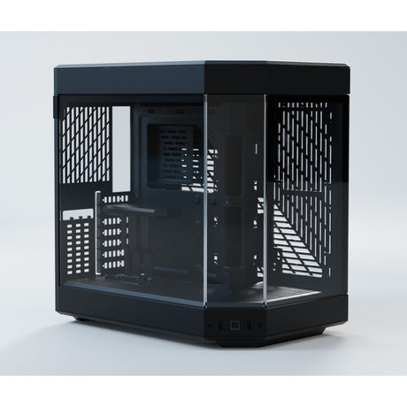 Custodia midi tower Hyte y60 (nera | 3x USB-A | vetro temperato)