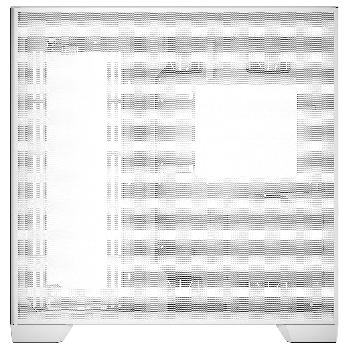 Custodia midi tower in alluminio Antec c8 (bianco argento | 2x USB-A | 1x USB-C | vetro temperato)