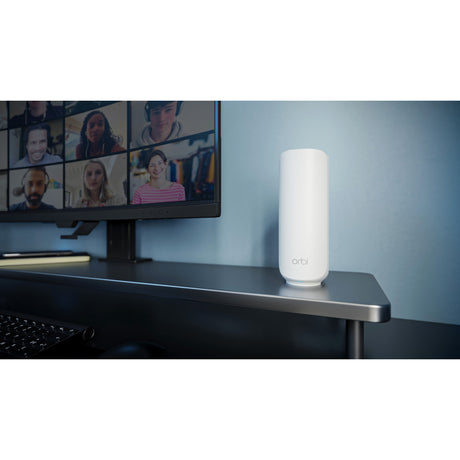 Router mesh satellitare di espansione Netgear Orbi serie 370 WiFi dual band a 7 mesh (bianco)