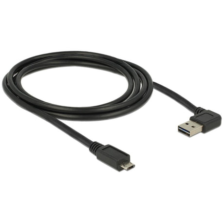 Delock easy-usb-a 2.0 maschio > cavo easy-usb micro-usb-b 2.0 maschio (nero, 2 metri)